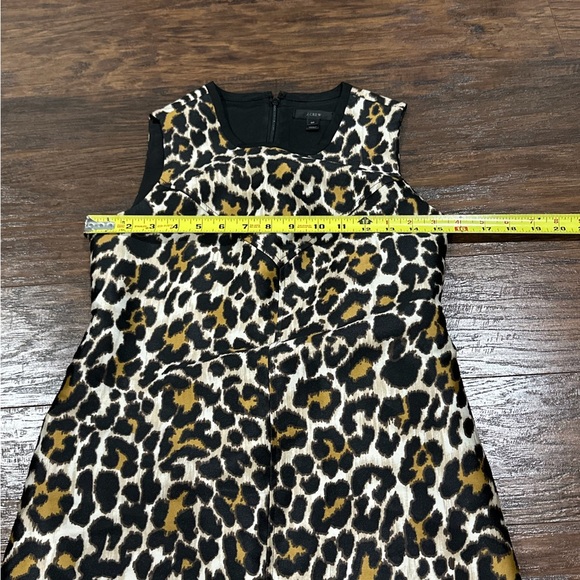 J. Crew Women's Animal Print Sleeveless Dress Size 00P - Picture 9 of 10